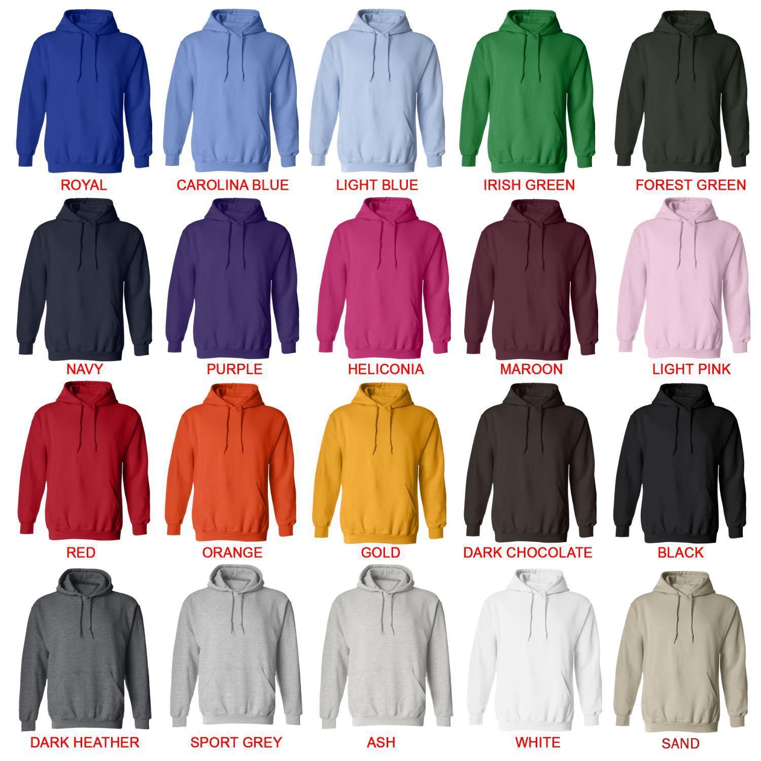 hoodie color chart - The Simpsons Merchandise