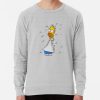 ssrcolightweight sweatshirtmensheather greyfrontsquare productx1000 bgf8f8f8 23 - The Simpsons Merchandise