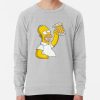 ssrcolightweight sweatshirtmensheather greyfrontsquare productx1000 bgf8f8f8 25 - The Simpsons Merchandise