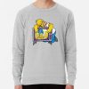 ssrcolightweight sweatshirtmensheather greyfrontsquare productx1000 bgf8f8f8 27 - The Simpsons Merchandise