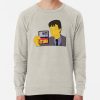 ssrcolightweight sweatshirtmensoatmeal heatherfrontsquare productx1000 bgf8f8f8 - The Simpsons Merchandise