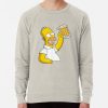 ssrcolightweight sweatshirtmensoatmeal heatherfrontsquare productx1000 bgf8f8f8 25 - The Simpsons Merchandise