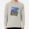 ssrcolightweight sweatshirtmensoatmeal heatherfrontsquare productx1000 bgf8f8f8 37 - The Simpsons Merchandise