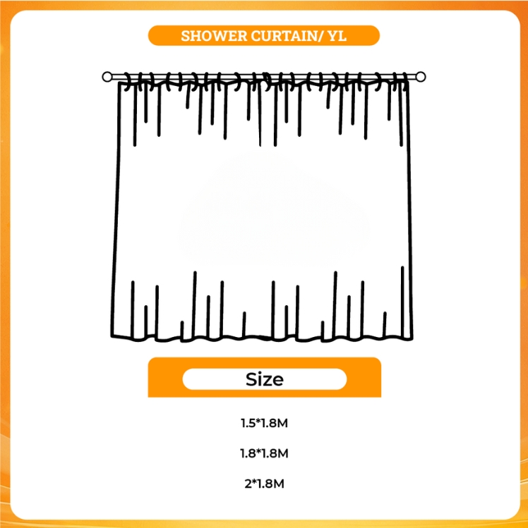 3D shower curtain - The Simpsons Merchandise